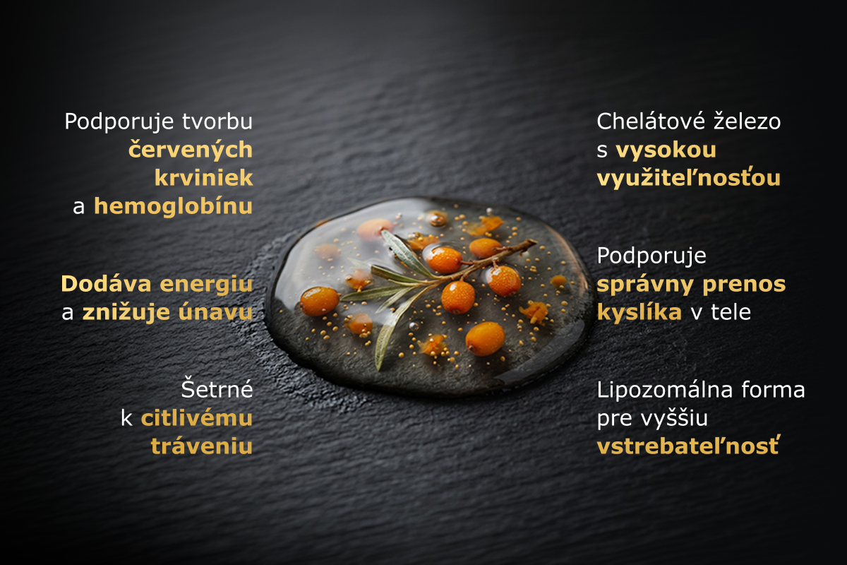 Lipozomálne Železo Chelát 14mg - 200 ml - Herbatica